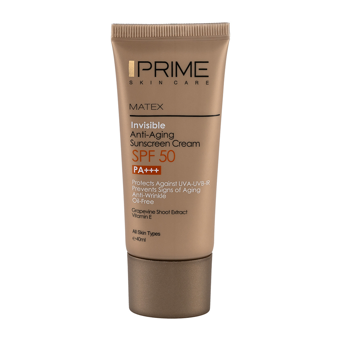 کرم ضدآفتاب  بی رنگ پرایم مدل Rejuvenating با SPF50 پرایم حجم 40 میلی لیتر