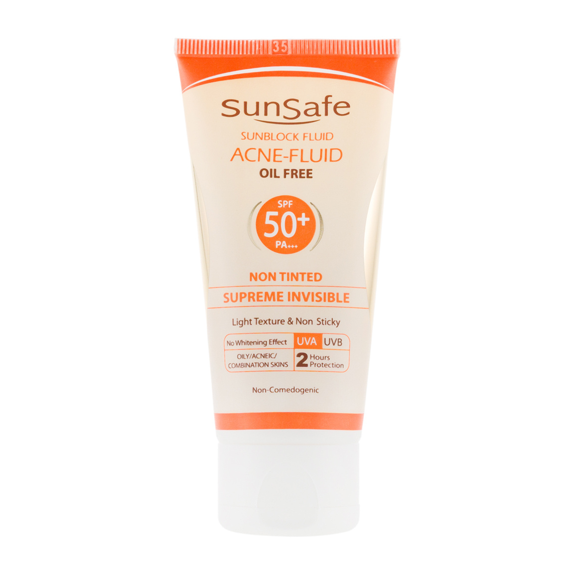 ضدآفتاب فاقد چربی دارای SPF50 حجم 50 گرم  سان سیف