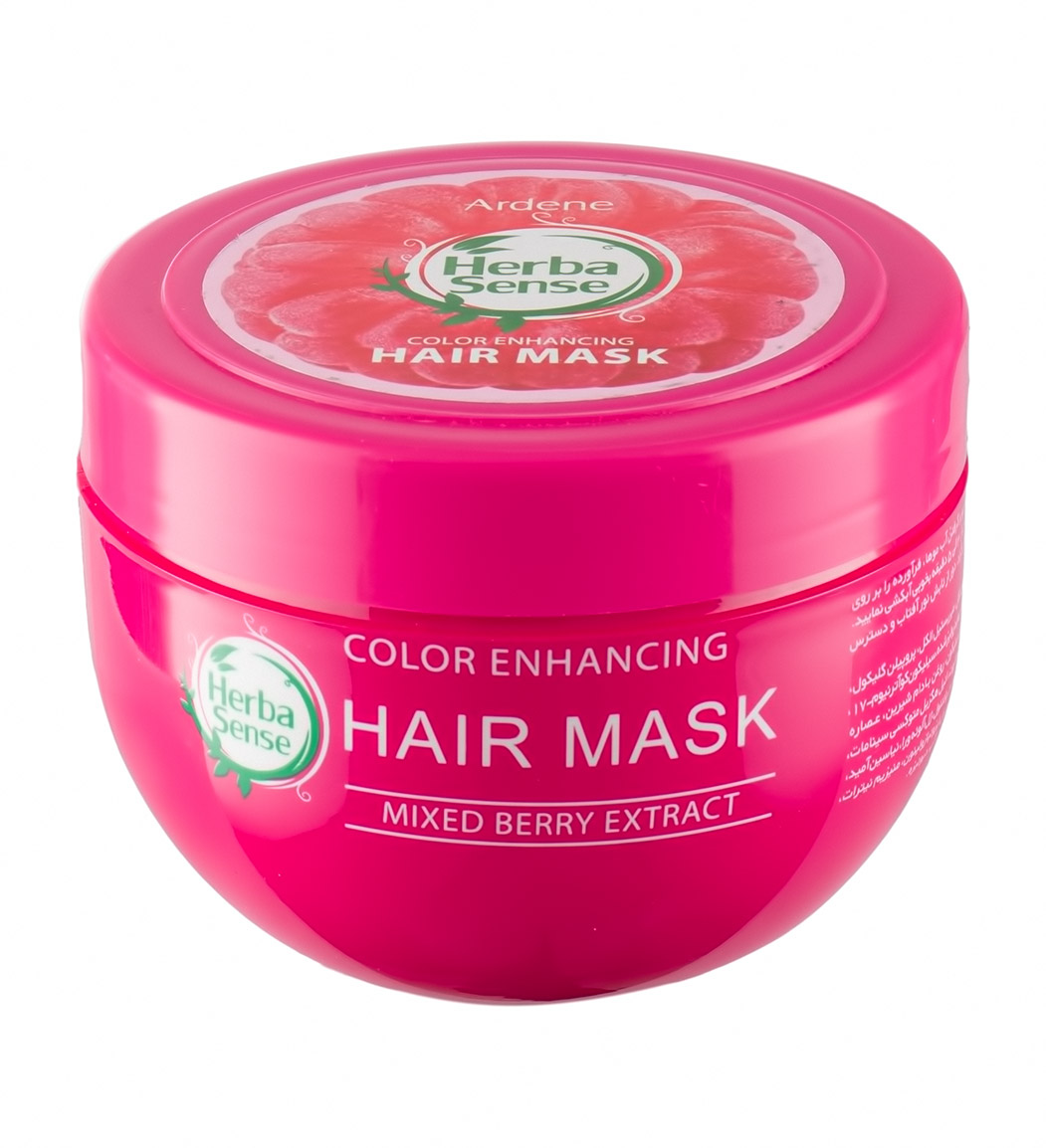 ماسک کراتینه و تثبیت کننده رنگ مو حاوی توت وحشی هرباسنس 250گرم