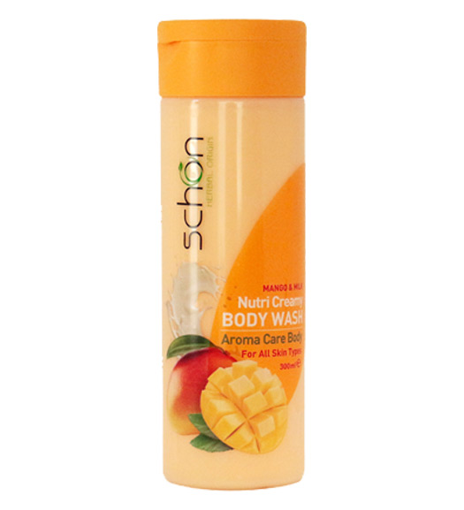 شامپو بدن کرمی شیر و انبه شون