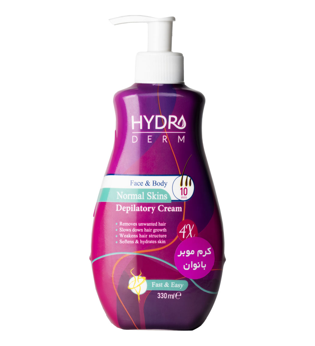 کرم موبر صورت و بدن بانوان مناسب پوست معمولی  هیدرودرم 330میل