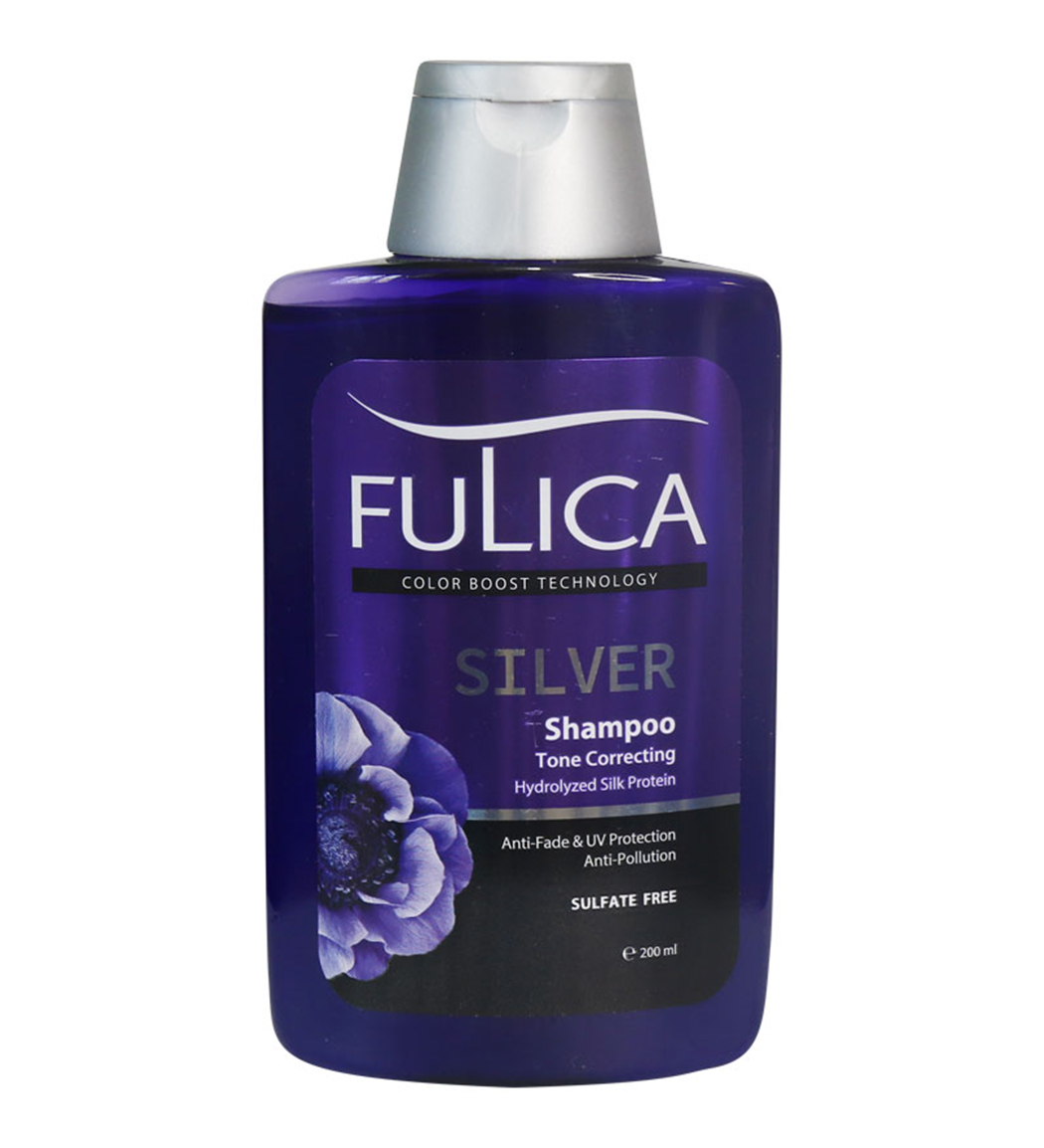 شامپو ضد زردی مو مدل سیلور فاقد سولفات فولیکا200 میل