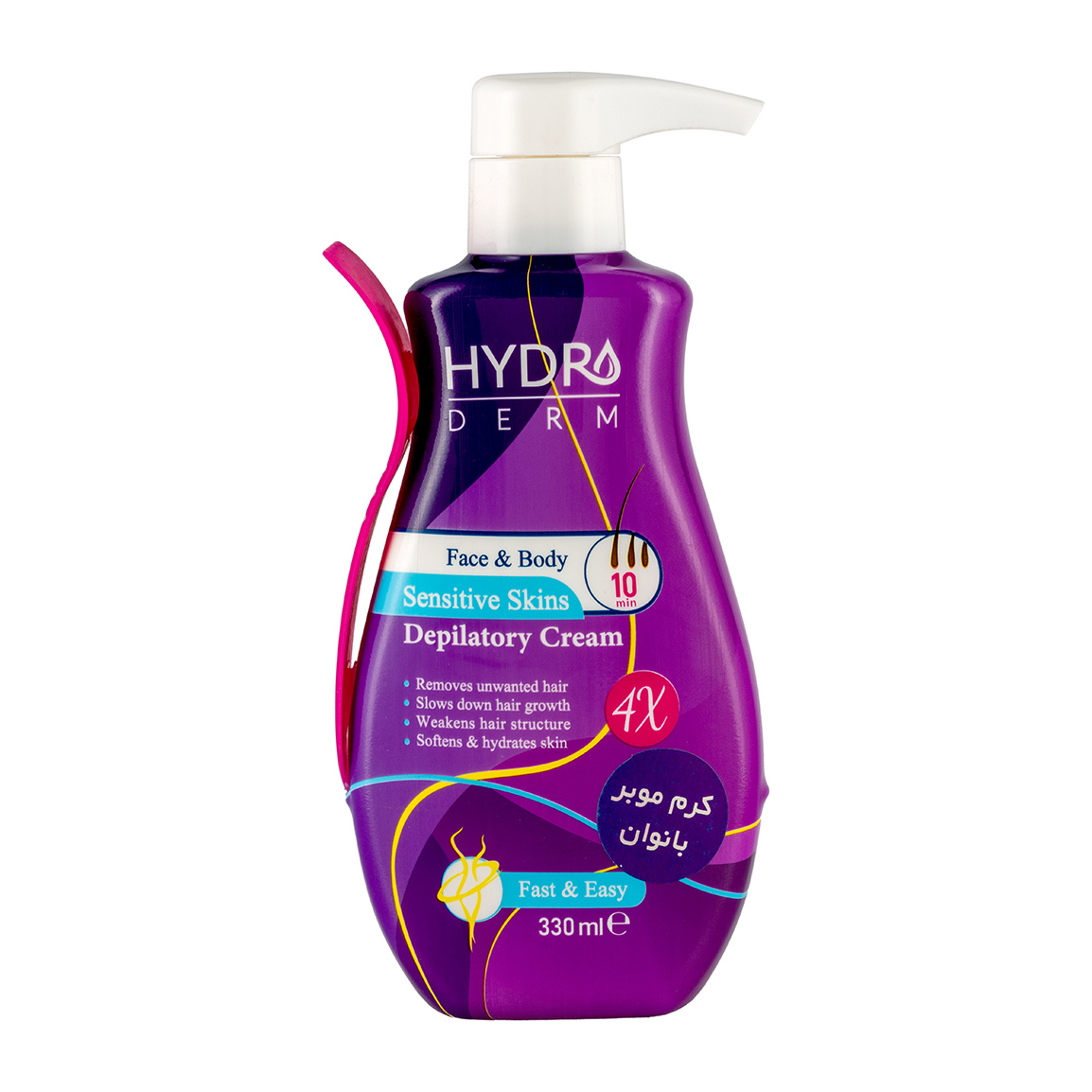 کرم موبر صورت و بدن مناسب پوست های حساس  هیدرودرم330 میلی لیتر