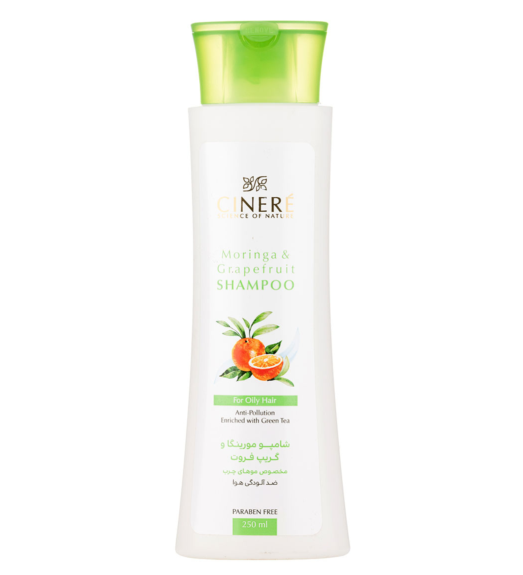 شامپو مورینگا و گریپ فروت مناسب مو چرب 250میل سینره