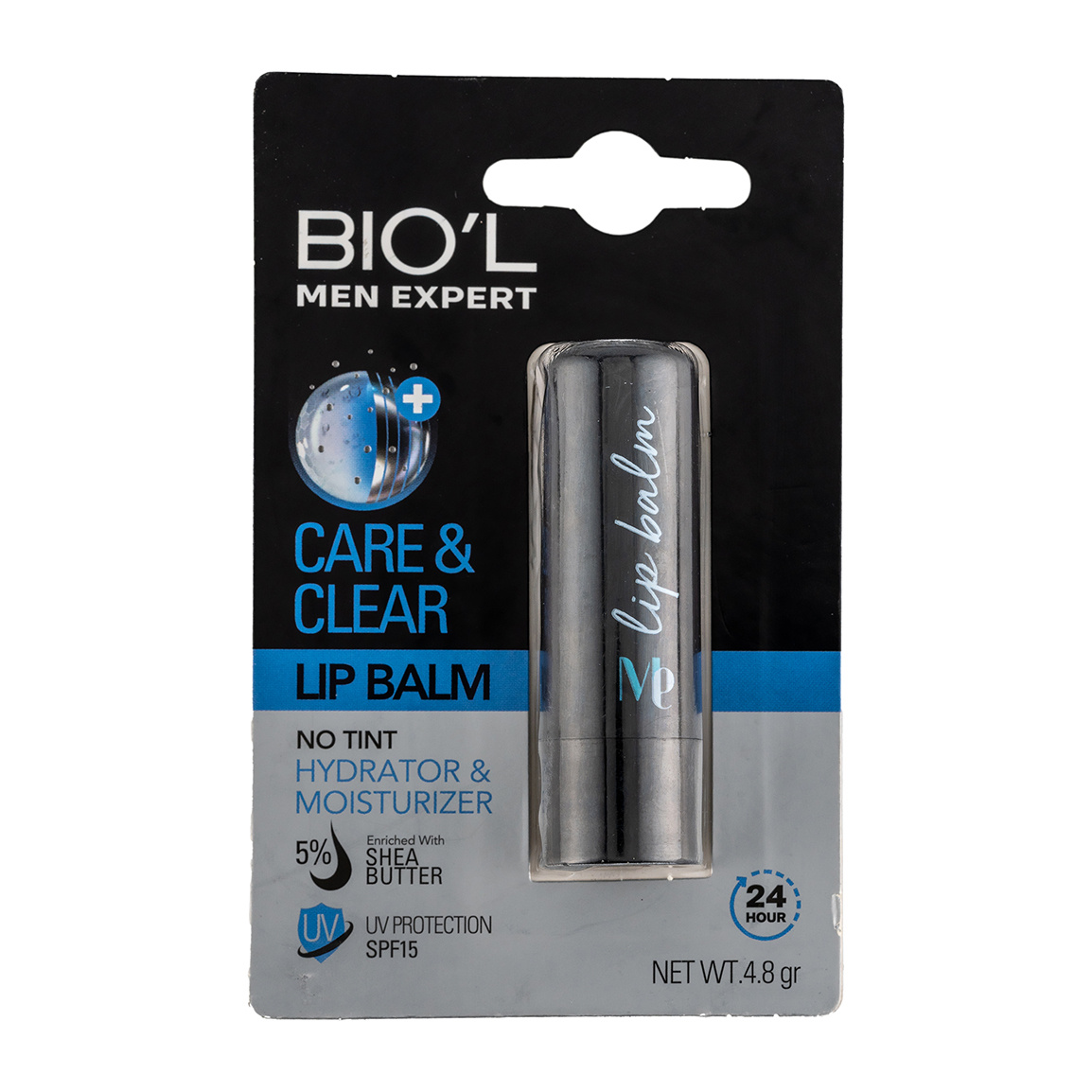 بالم لب بی رنگ مدل Care And Clear با SPF15 مناسب آقایان   بیول  وزن 4.8 گرم