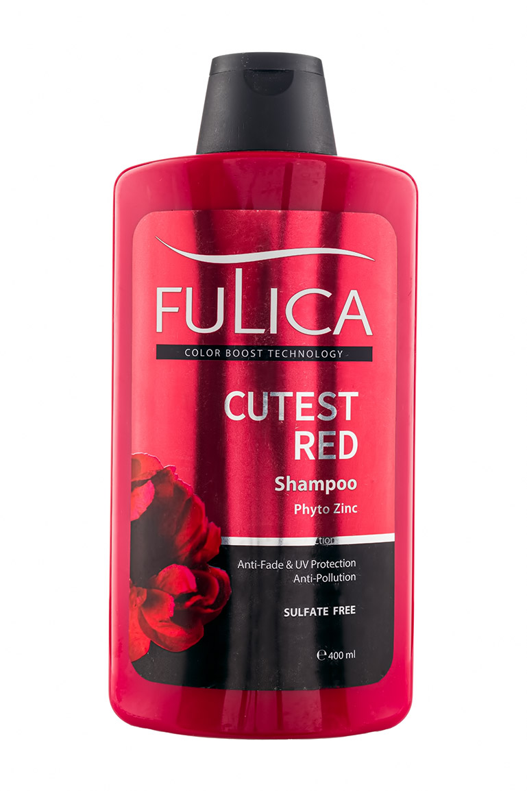 شامپو فو لیکا تثبیت کننده و محافظ موهای قرمز فاقد سولفات 400 میل