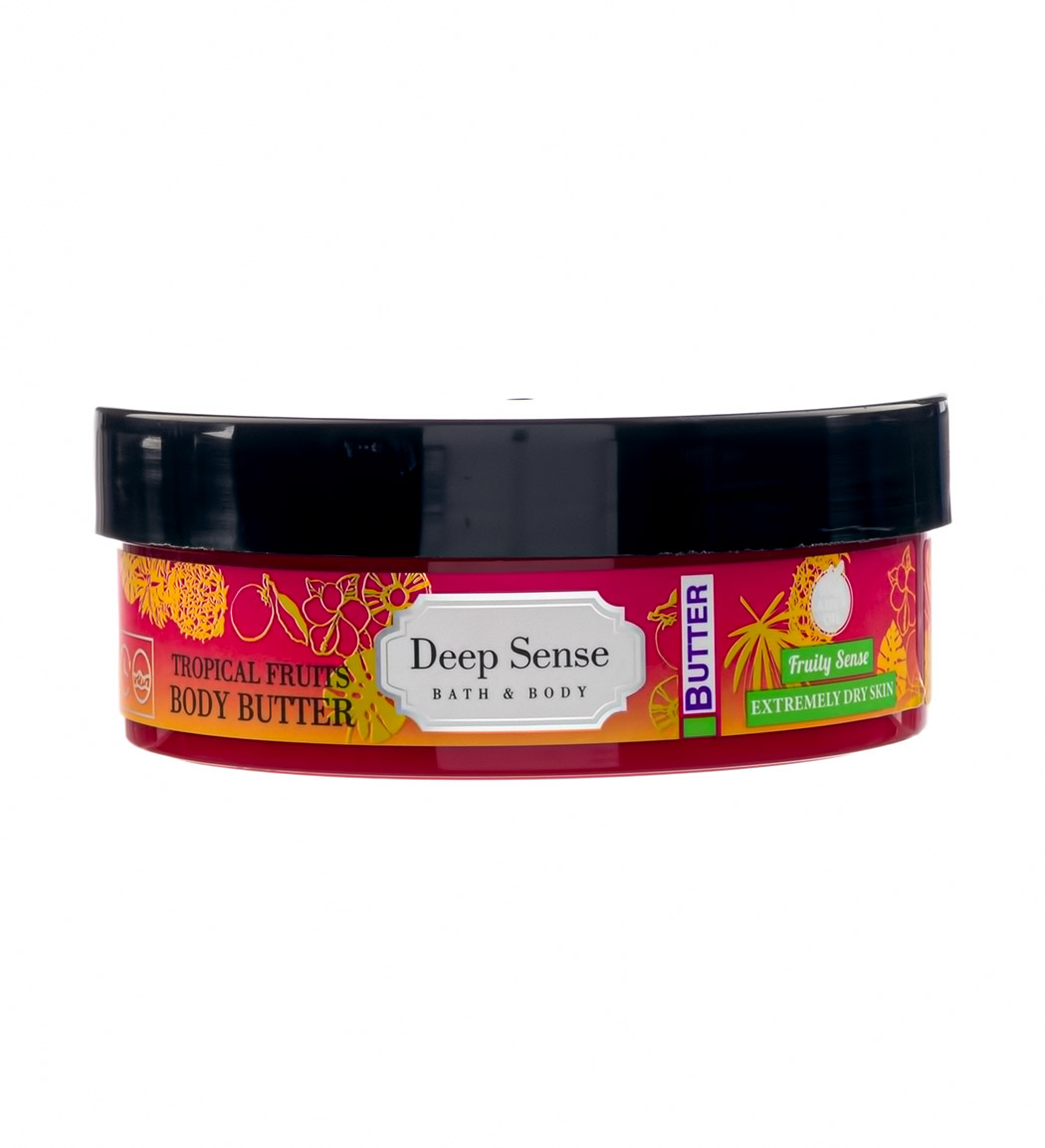 کره بدن (کرم مرطوب کننده بدن) حاوی کره میوه ھای استوایی مناسب پوست بسیار خشک  دیپ سنس 200میل