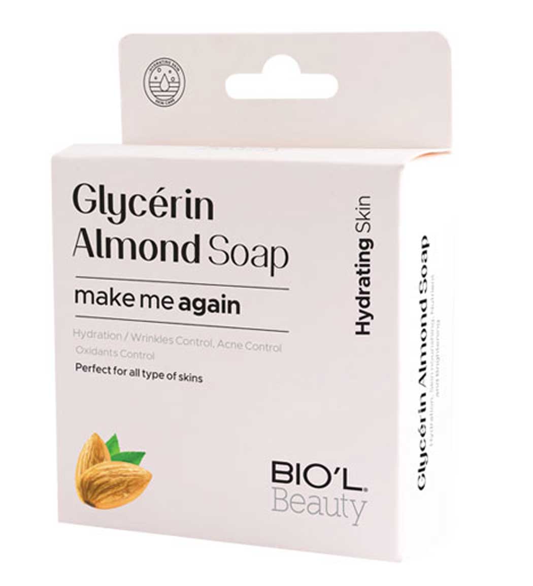 صابون آرایش پاکن گلیسرینه بادام، روشن کننده، انواع پوست
