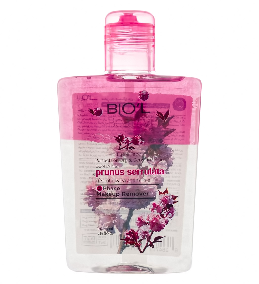 محلول پاک کننده آرایش صورت دو فاز مناسب خشک و آسیب دیده 150میل