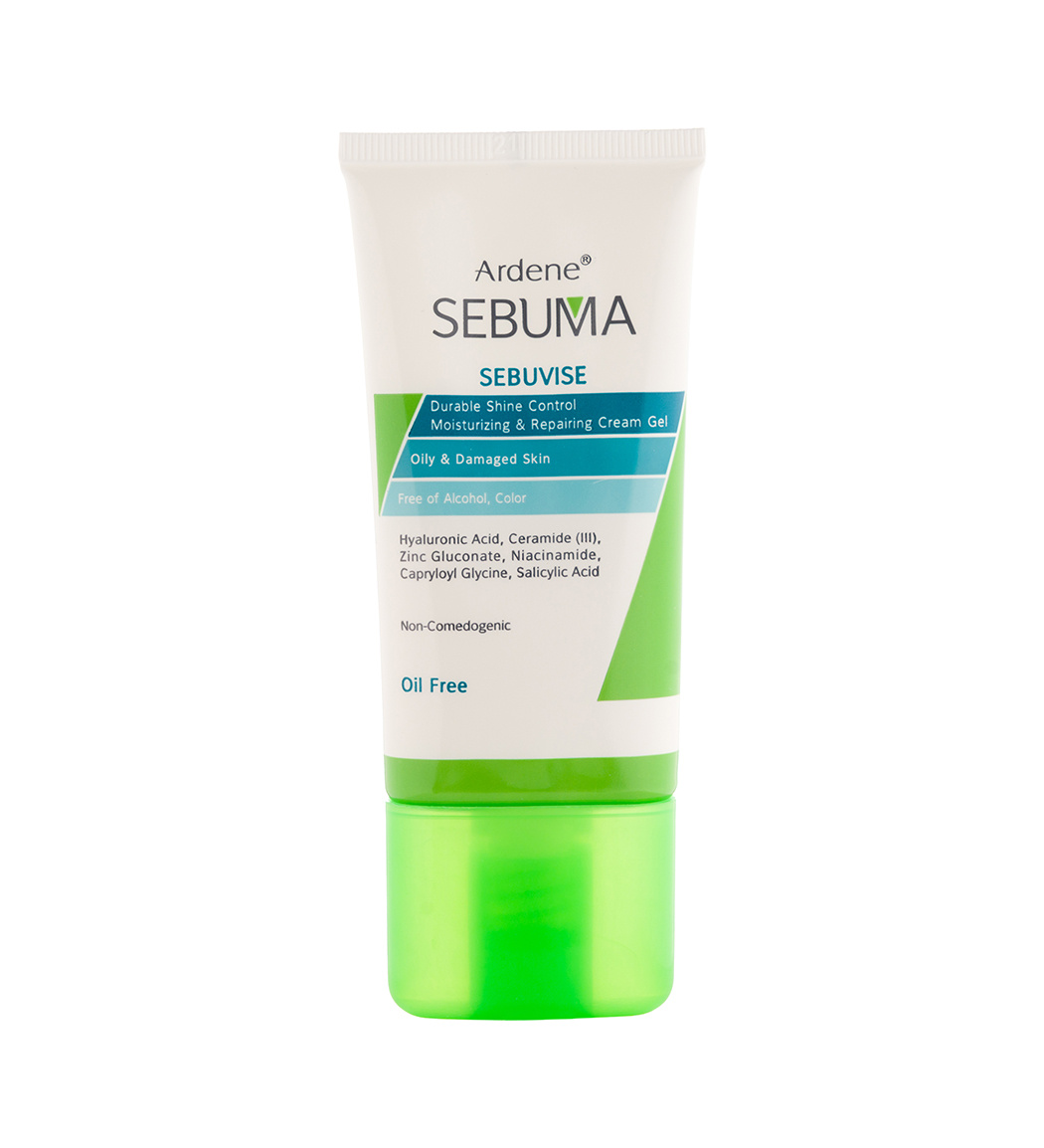 کرم ژل مرطوب کننده و بازسازی کننده آردن سبوما مناسب پوست چرب و آسیب دیده 40میل