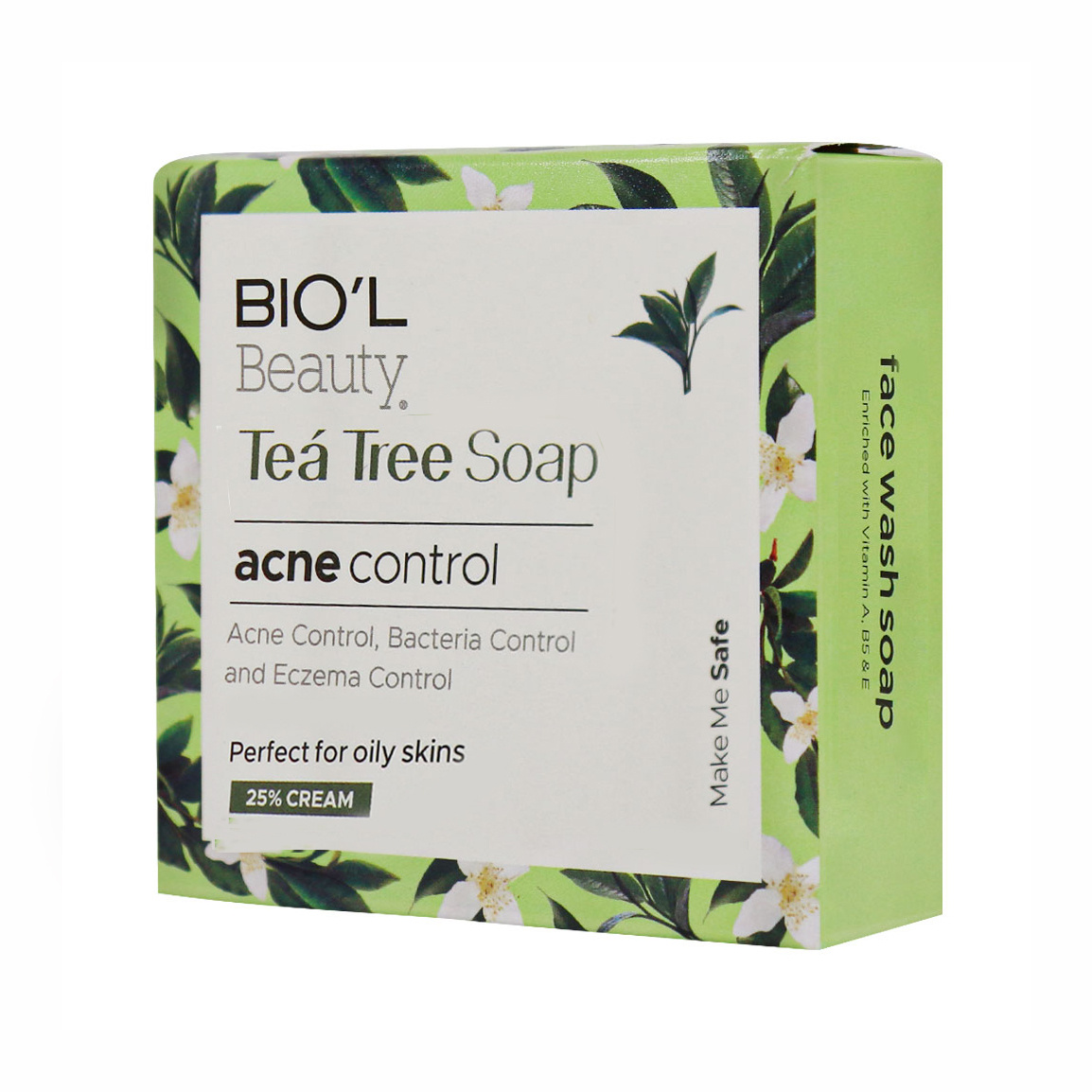 صابون آرایش پاکن شیرکرمی تی تری، ضد آکنه و چروک، پوستهای چرب