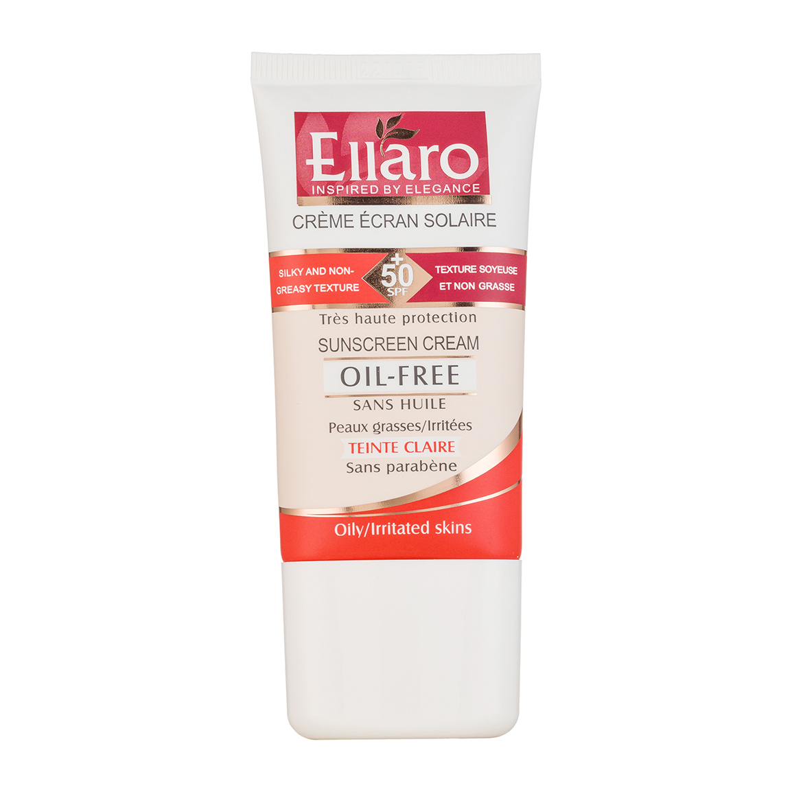 ضدآفتاب رنگی فاقد چربی حاوی اس پی اف 50 الارو