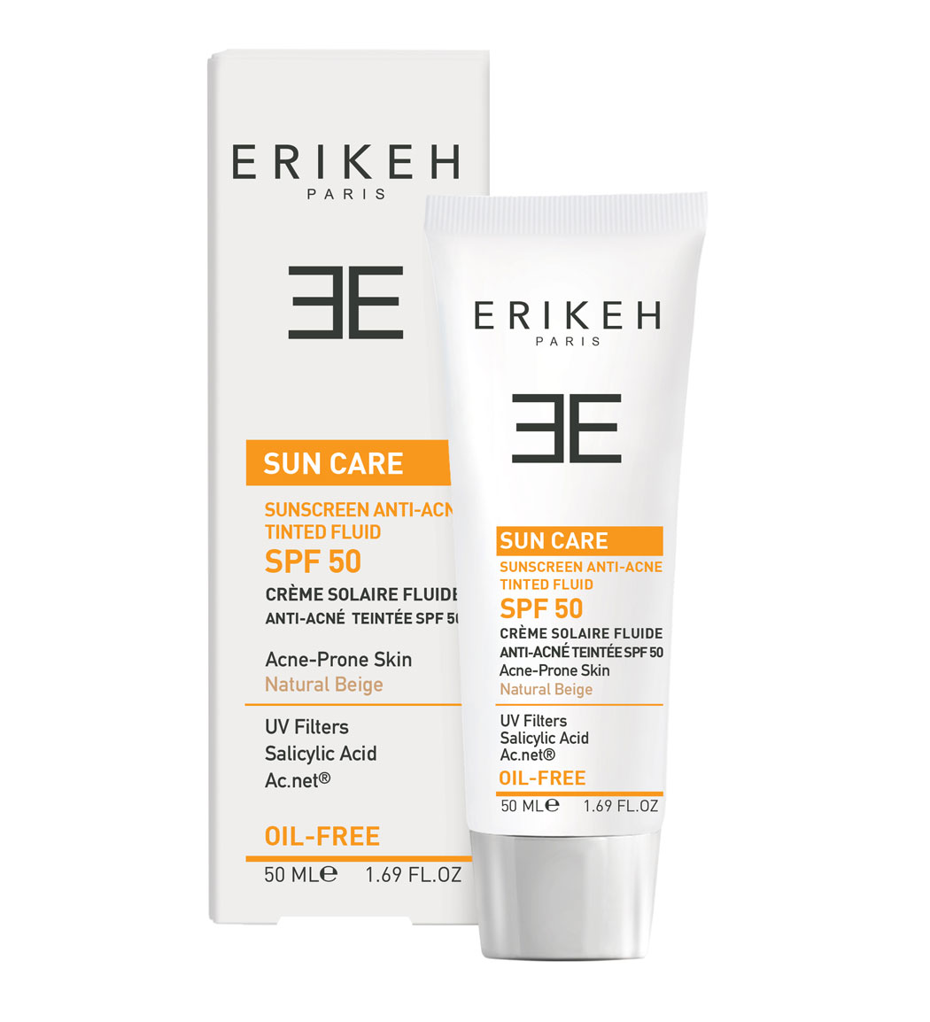 ضدآفتاب  اریکه فاقد چربی آنتی آکنه رنگی اس پی اف 50