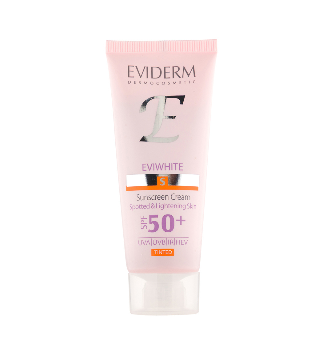 ضدآفتاب کرم رنگی روشن کننده اویدرم مناسب پوست های دارای  لک  حجم 40 میلی لیتر