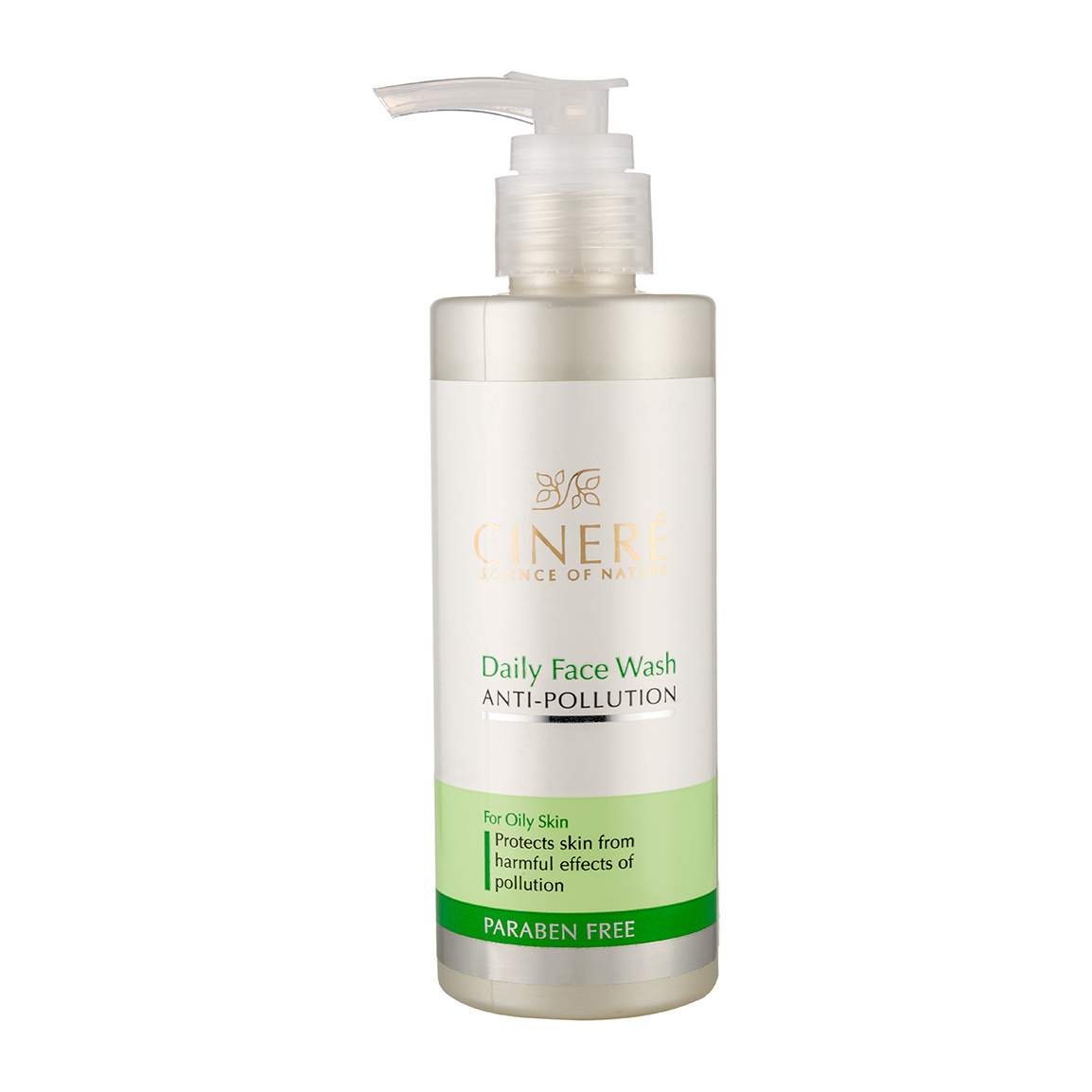 ژل شستشوی صورت مرطوب کننده سینره  و ضد آلودگی هوا مناسب پوست چرب حجم 200 میلی لیتر