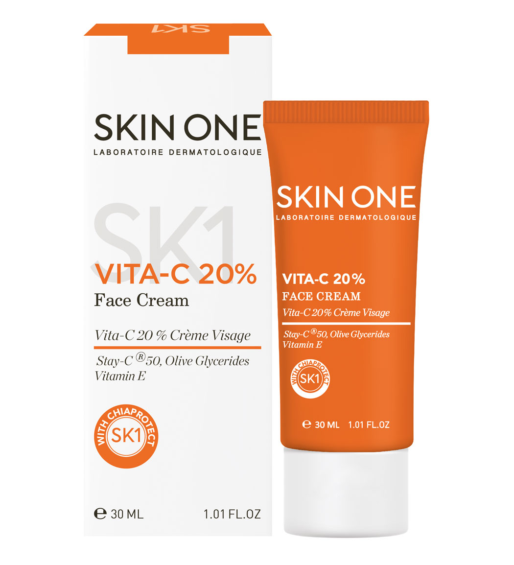 کرم صورت دارای ویتامین سی 20 درصد اسکین وان حجم 30 میلی لیتر
