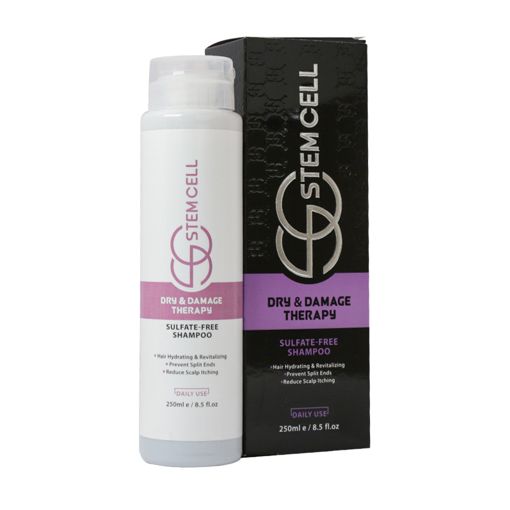 شامپو مناسب موهای خشک و آسیب دیده 250میل  استم سل