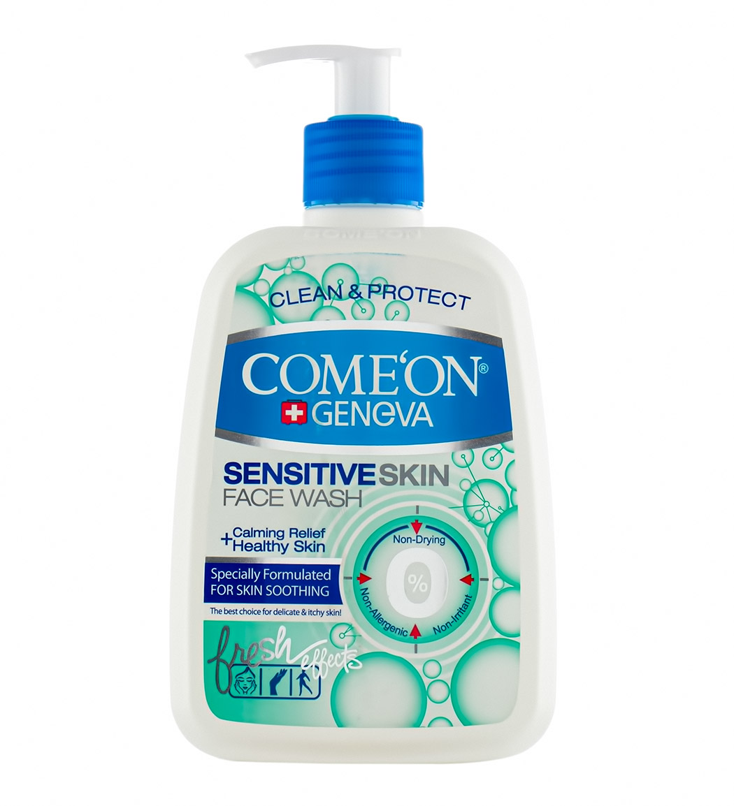 ژل شستشوی صورت  کامان مناسب پوست حساس 500میل