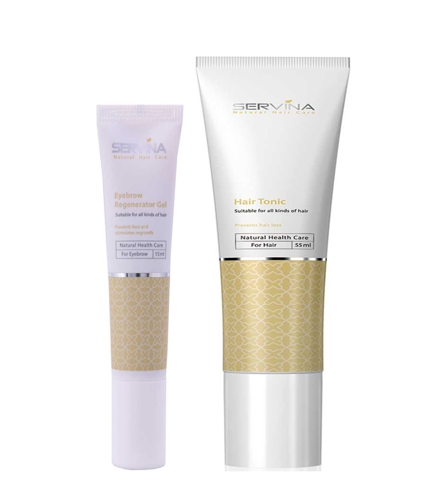 پک ژل تقویت ابرو و ژل هیرتونیک تقویت موی سر