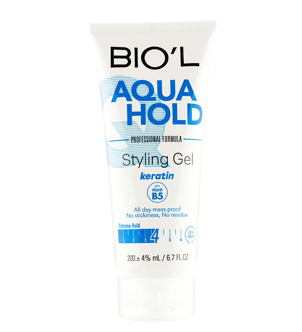 استایلینگ ژل مو تیوپی آکوا،   بیول  حاوی کراتین با قدرت نگاه دارندگی قوی 200میل