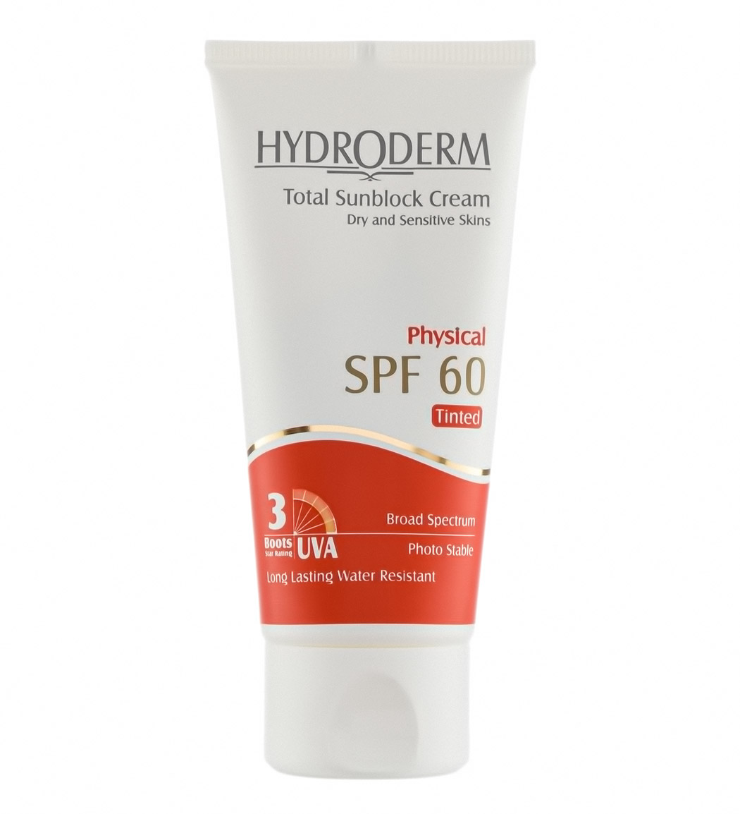 کرم ضد آفتاب  فیزیکال رنگی Spf60