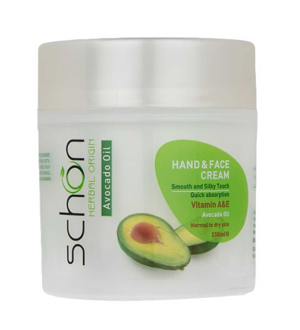کرم دست و صورت حاوی آووکادو 150 میلی لیتر شون